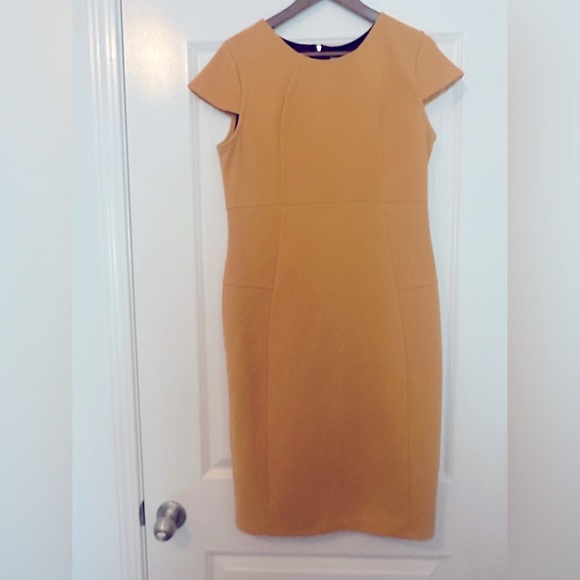 Cato Dresses & Skirts - Cato Dress Mustard Women’s Size 12 Zip Back